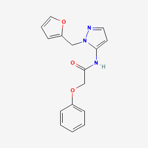 N-{1-[(FURAN-2-YL)METHYL]-1H-PYRAZOL-5-YL}-2-PHENOXYACETAMIDE