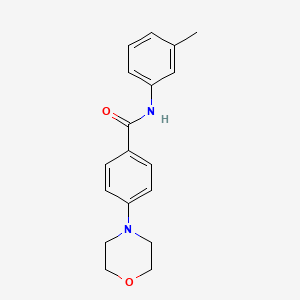 N-(3-methylphenyl)-4-(4-morpholinyl)benzamide