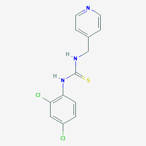molecular formula C13H11Cl2N3S B452596 1-(2,4-Dichlorophenyl)-3-(pyridin-4-ylmethyl)thiourea 