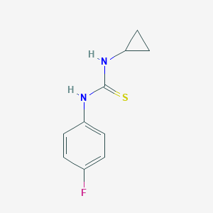 molecular formula C10H11FN2S B452601 1-Cyclopropyl-3-(4-fluorophenyl)thiourea CAS No. 402774-63-4