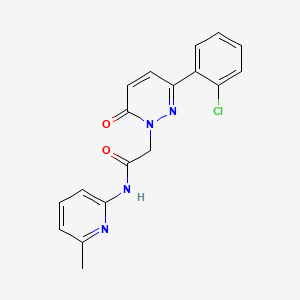 2-[3-(2-chlorophenyl)-6-oxopyridazin-1(6H)-yl]-N-(6-methylpyridin-2-yl)acetamide