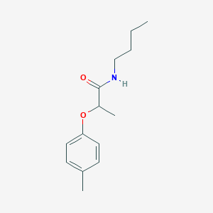 molecular formula C14H21NO2 B4526108 N-butyl-2-(4-methylphenoxy)propanamide 