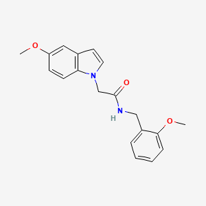 N-(2-methoxybenzyl)-2-(5-methoxy-1H-indol-1-yl)acetamide