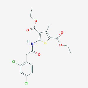 Diethyl 5-{[(2,4-dichlorophenyl)acetyl]amino}-3-methyl-2,4-thiophenedicarboxylate