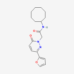 N-cyclooctyl-2-[3-(furan-2-yl)-6-oxopyridazin-1(6H)-yl]acetamide