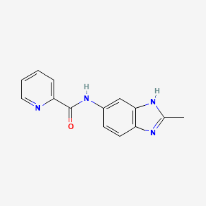 N-(2-methyl-1H-benzimidazol-5-yl)pyridine-2-carboxamide