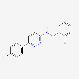 N-(2-chlorobenzyl)-6-(4-fluorophenyl)pyridazin-3-amine