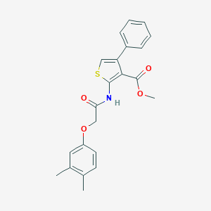 Methyl 2-{[(3,4-dimethylphenoxy)acetyl]amino}-4-phenyl-3-thiophenecarboxylate