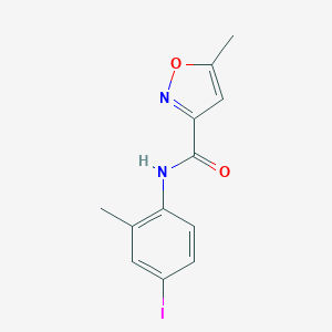 N-(4-iodo-2-methylphenyl)-5-methyl-3-isoxazolecarboxamide