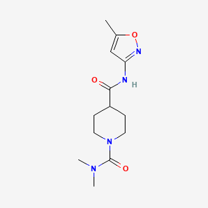 N1,N1-DIMETHYL-N4-(5-METHYL-1,2-OXAZOL-3-YL)PIPERIDINE-1,4-DICARBOXAMIDE