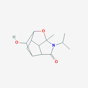 molecular formula C13H19NO3 B4526383 7-hydroxy-6-isopropyl-6a-methyloctahydro-5H-2,4-methano-1-oxa-6-azacyclopenta[cd]pentalen-5-one 