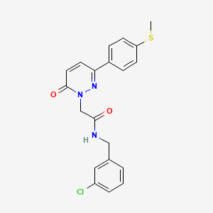 N-(3-chlorobenzyl)-2-{3-[4-(methylsulfanyl)phenyl]-6-oxopyridazin-1(6H)-yl}acetamide