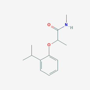 molecular formula C13H19NO2 B4526474 2-(2-isopropylphenoxy)-N-methylpropanamide 