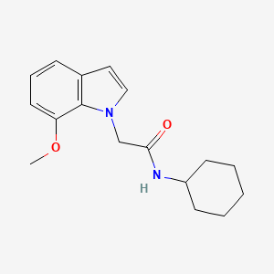 N-cyclohexyl-2-(7-methoxy-1H-indol-1-yl)acetamide