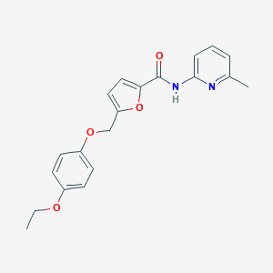 5-[(4-ethoxyphenoxy)methyl]-N-(6-methyl-2-pyridinyl)-2-furamide