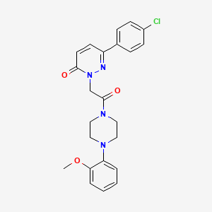 6-(4-chlorophenyl)-2-{2-[4-(2-methoxyphenyl)piperazino]-2-oxoethyl}-3(2H)-pyridazinone