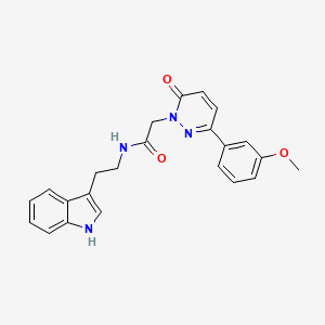 N-(2-(1H-indol-3-yl)ethyl)-2-(3-(3-methoxyphenyl)-6-oxopyridazin-1(6H)-yl)acetamide