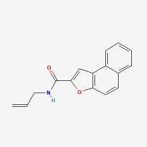 molecular formula C16H13NO2 B4526665 N-allylnaphtho[2,1-b]furan-2-carboxamide 