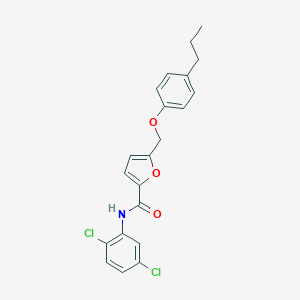 N-(2,5-dichlorophenyl)-5-[(4-propylphenoxy)methyl]furan-2-carboxamide