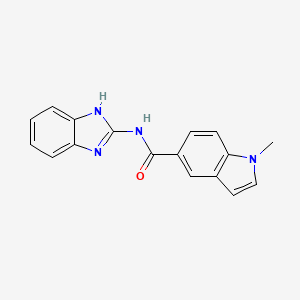 N-(1,3-dihydro-2H-benzimidazol-2-ylidene)-1-methyl-1H-indole-5-carboxamide