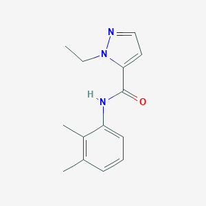 molecular formula C14H17N3O B452674 N-(2,3-dimethylphenyl)-1-ethyl-1H-pyrazole-5-carboxamide CAS No. 492426-40-1