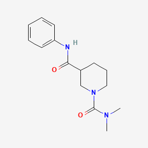 N~1~,N~1~-dimethyl-N~3~-phenylpiperidine-1,3-dicarboxamide