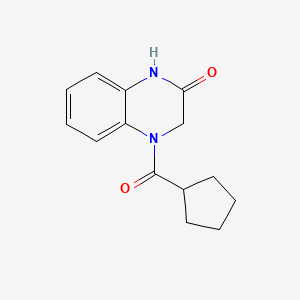 4-(Cyclopentanecarbonyl)-1,3-dihydroquinoxalin-2-one