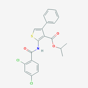 Isopropyl 2-[(2,4-dichlorobenzoyl)amino]-4-phenyl-3-thiophenecarboxylate