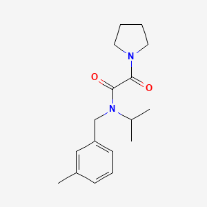 molecular formula C17H24N2O2 B4526902 N-isopropyl-N-(3-methylbenzyl)-2-oxo-2-pyrrolidin-1-ylacetamide 