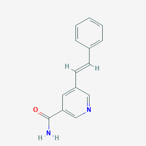 5-[(E)-2-phenylvinyl]nicotinamide