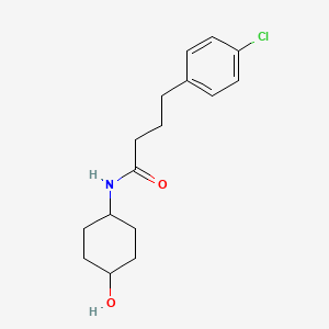 4-(4-chlorophenyl)-N-(trans-4-hydroxycyclohexyl)butanamide