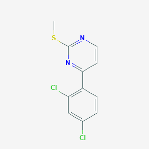 4-(2,4-dichlorophenyl)-2-(methylthio)pyrimidine