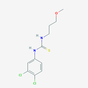 molecular formula C11H14Cl2N2OS B452728 1-(3,4-Dichlorophenyl)-3-(3-methoxypropyl)thiourea CAS No. 55409-86-4