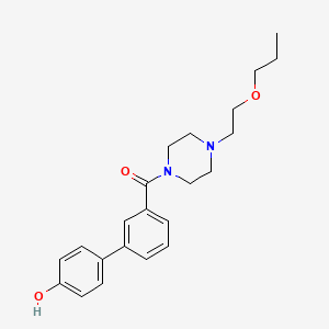 3'-{[4-(2-propoxyethyl)piperazin-1-yl]carbonyl}biphenyl-4-ol