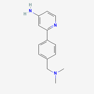 2-{4-[(dimethylamino)methyl]phenyl}pyridin-4-amine