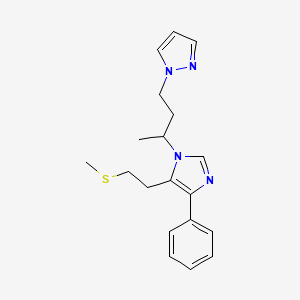 1-(3-{5-[2-(methylthio)ethyl]-4-phenyl-1H-imidazol-1-yl}butyl)-1H-pyrazole