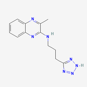 molecular formula C13H15N7 B4527353 3-methyl-N-[3-(2H-tetrazol-5-yl)propyl]quinoxalin-2-amine 