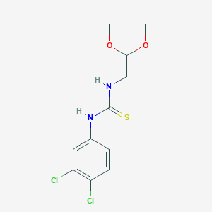 molecular formula C11H14Cl2N2O2S B452736 N-(3,4-dichlorophenyl)-N'-(2,2-dimethoxyethyl)thiourea 