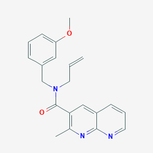 N-allyl-N-(3-methoxybenzyl)-2-methyl-1,8-naphthyridine-3-carboxamide