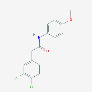 molecular formula C15H13Cl2NO2 B452745 2-(3,4-dichlorophenyl)-N-(4-methoxyphenyl)acetamide 