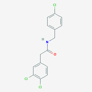 molecular formula C15H12Cl3NO B452748 N-(4-chlorobenzyl)-2-(3,4-dichlorophenyl)acetamide 
