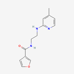 N-{2-[(4-methyl-2-pyridinyl)amino]ethyl}-3-furamide trifluoroacetate