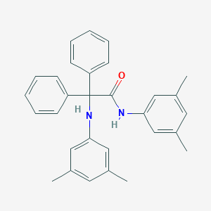 molecular formula C30H30N2O B452752 2-(3,5-dimethylanilino)-N-(3,5-dimethylphenyl)-2,2-diphenylacetamide 