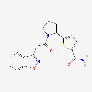 5-[1-(1,2-benzisoxazol-3-ylacetyl)-2-pyrrolidinyl]-2-thiophenecarboxamide