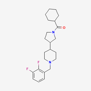 4-[1-(cyclohexylcarbonyl)-3-pyrrolidinyl]-1-(2,3-difluorobenzyl)piperidine