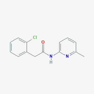 2-(2-chlorophenyl)-N-(6-methylpyridin-2-yl)acetamide