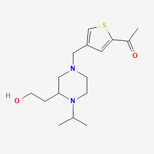 1-(4-{[3-(2-hydroxyethyl)-4-isopropyl-1-piperazinyl]methyl}-2-thienyl)ethanone