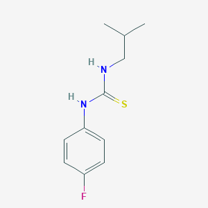 molecular formula C11H15FN2S B452763 N-(4-fluorophenyl)-N'-isobutylthiourea 