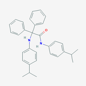 molecular formula C32H34N2O B452764 2-(4-isopropylanilino)-N-(4-isopropylphenyl)-2,2-diphenylacetamide 