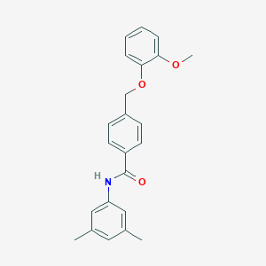 N-(3,5-dimethylphenyl)-4-[(2-methoxyphenoxy)methyl]benzamide